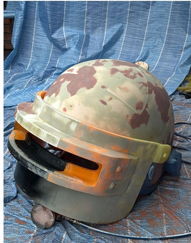 Camouflage helmet