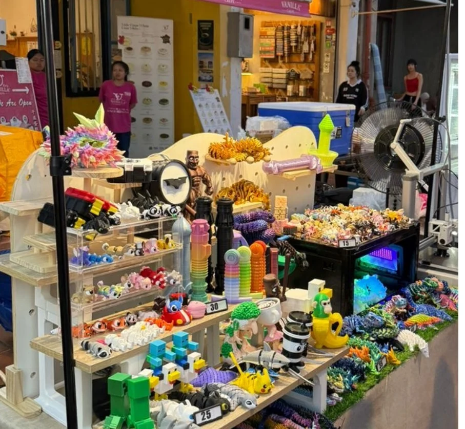 EzForge booth at Jonker Street, Melaka